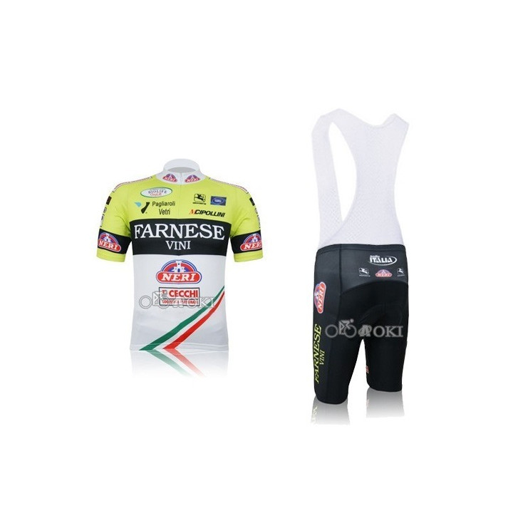 Conjunto corto de ciclismo Farnese Vini: comodidad y estilo para tus paseos