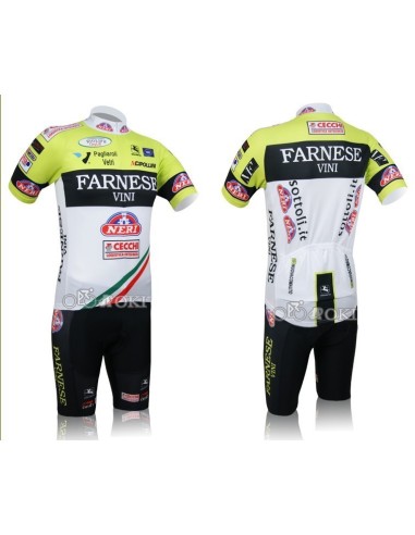 Conjunto corto de ciclismo Farnese Vini: comodidad y estilo para tus paseos