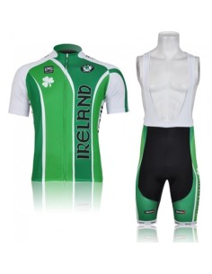 Conjunto corto de ciclismo Ireland: comodidad y frescura para tus rutas