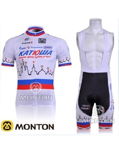 Conjunto corto de ciclismo Katusha: comodidad y frescura para tus paseos