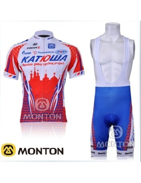 Conjunto corto de ciclismo Katusha: comodidad y estilo para tus rutas