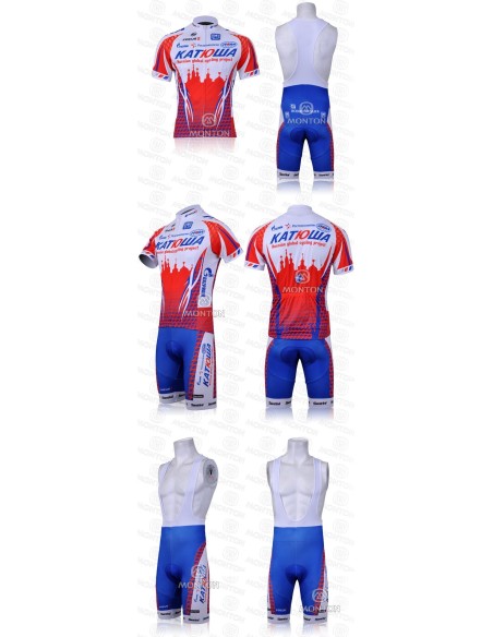 Conjunto corto de ciclismo Katusha: comodidad y estilo para tus rutas