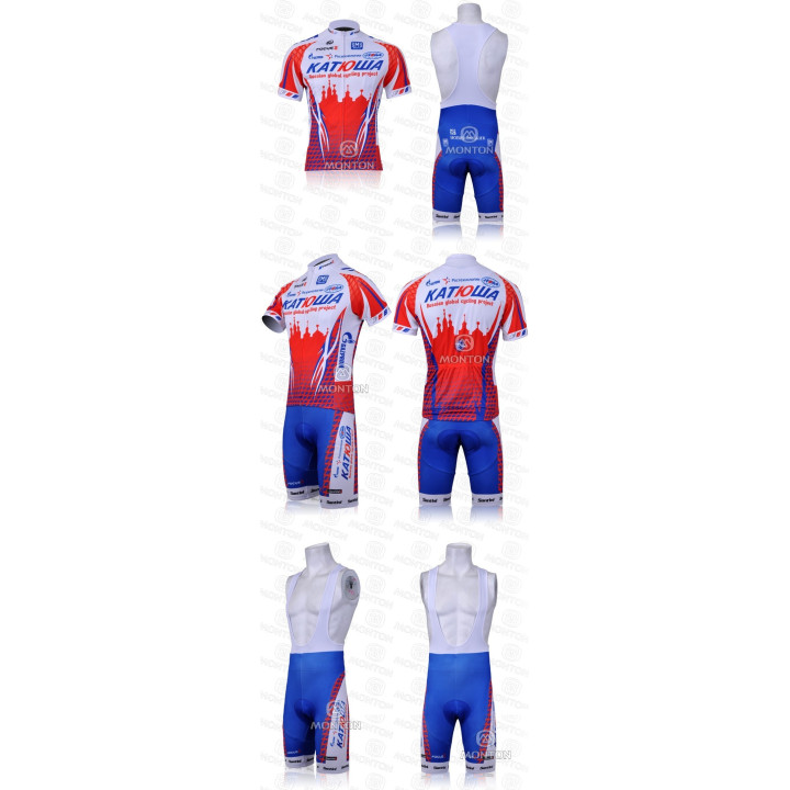 Conjunto corto de ciclismo Katusha: comodidad y estilo para tus rutas