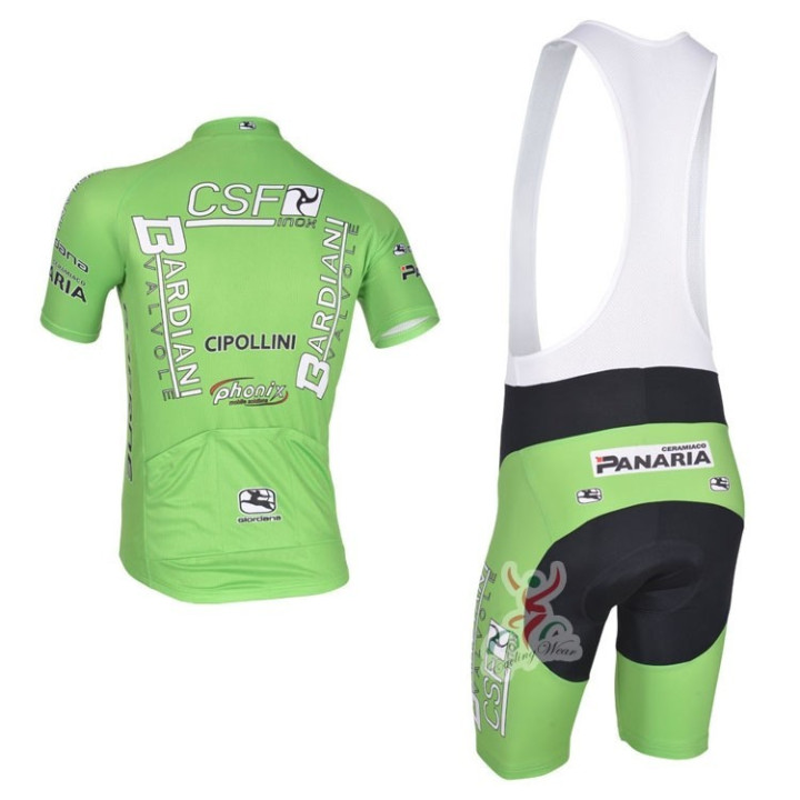 Conjunto de ciclismo corto bardiani para un verano cómodo y fresco