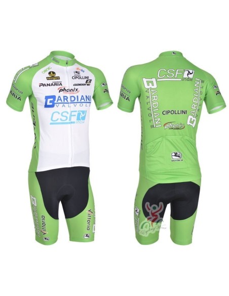 Conjunto de ciclismo corto bardiani para un verano cómodo y fresco