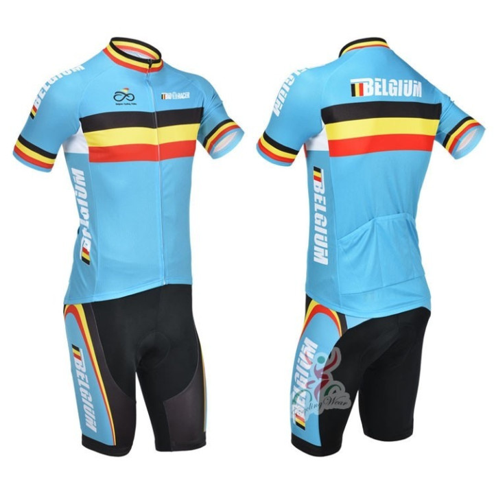 Conjunto corto de ciclismo Belgium: comodidad y frescura para tus rutas
