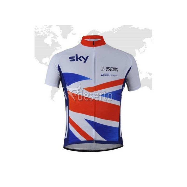 Conjunto corto de ciclismo british-sky para disfrutar al máximo tus paseos en bici