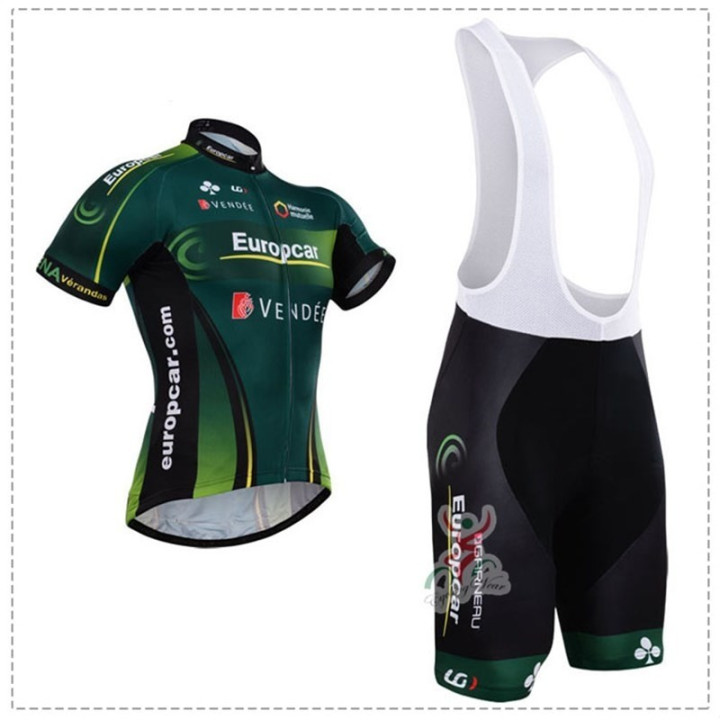 Conjunto Corto de Ciclismo Europcar: Comodidad y Estilo para este Verano