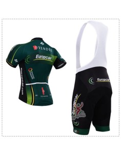 Conjunto Corto de Ciclismo Europcar: Comodidad y Estilo para este Verano 2