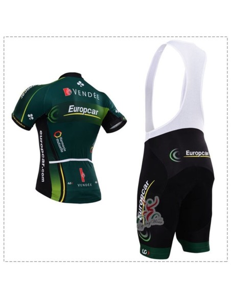 Conjunto Corto de Ciclismo Europcar: Comodidad y Estilo para este Verano