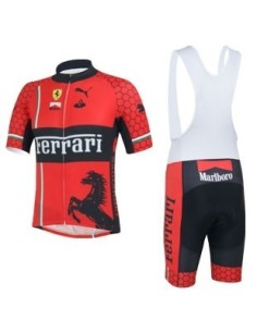 Conjunto corto de ciclismo Ferrari: comodidad y estilo para tus paseos