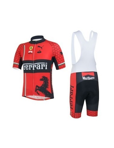 Conjunto corto de ciclismo Ferrari: comodidad y estilo para tus paseos