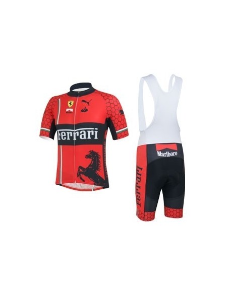 Conjunto corto de ciclismo Ferrari: comodidad y estilo para tus paseos