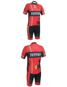 Conjunto corto de ciclismo Ferrari: comodidad y estilo para tus paseos 2