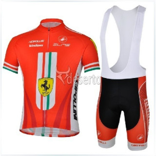 Conjunto de ciclismo corto Ferrari para un verano cómodo y fresco