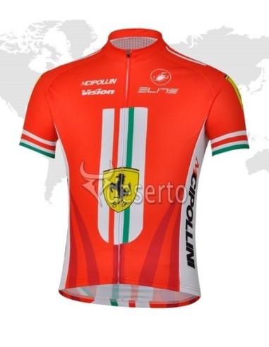 Conjunto de ciclismo corto Ferrari para un verano cómodo y fresco