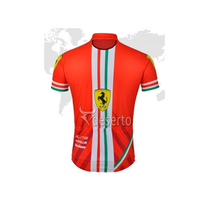 Conjunto de ciclismo corto Ferrari para un verano cómodo y fresco