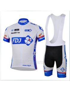 Conjunto de ciclismo corto fdj: comodidad y estilo para tus paseos