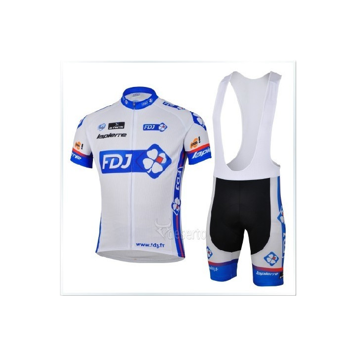 Conjunto de ciclismo corto fdj: comodidad y estilo para tus paseos