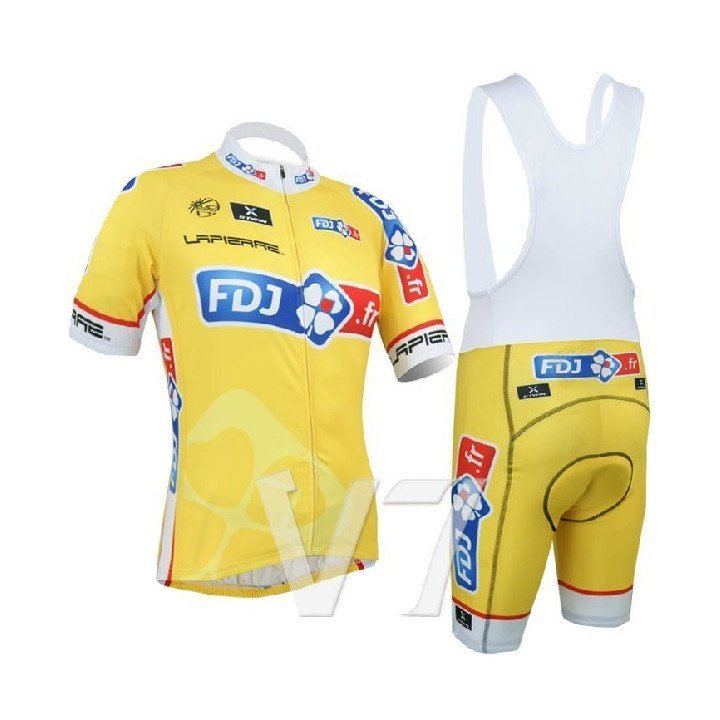 Conjunto corto de ciclismo FDJ: comodidad y estilo para tus rutas de verano