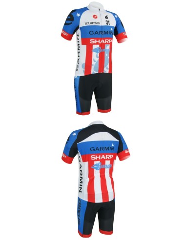 Conjunto corto de ciclismo Garmin: comodidad y estilo para tus paseos