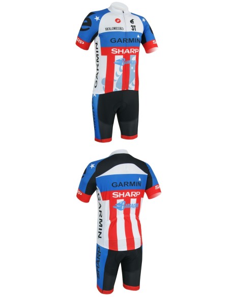 Conjunto corto de ciclismo Garmin: comodidad y estilo para tus paseos