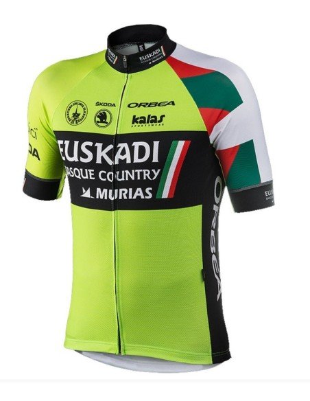 Maillot corto Euskadi Murias para ciclistas: comodidad y frescura en cada pedalada