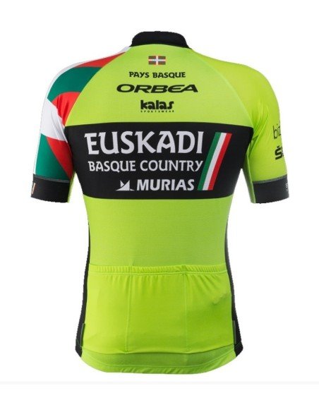 Maillot corto Euskadi Murias para ciclistas: comodidad y frescura en cada pedalada