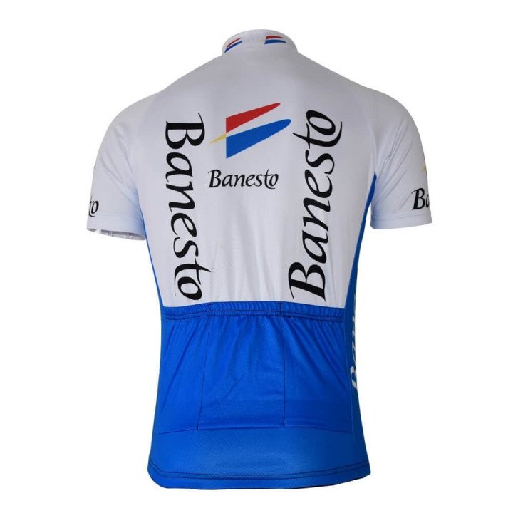 Maillot de ciclismo corto Banesto: comodidad y frescura para tus rutas
