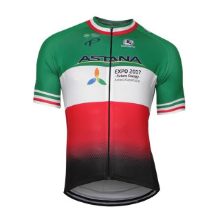 Maillot de ciclismo corto Astana: comodidad y frescura para tus rutas
