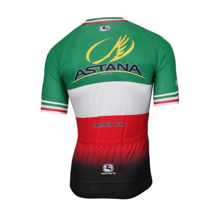 Maillot de ciclismo corto Astana: comodidad y frescura para tus rutas
