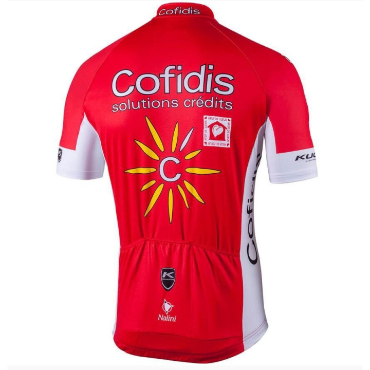 Maillot de ciclismo corto Cofidis: comodidad y frescura en cada pedaleada