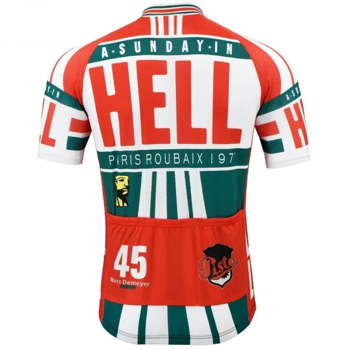 Maillot de ciclismo corto Hell: comodidad y frescura para tus rutas