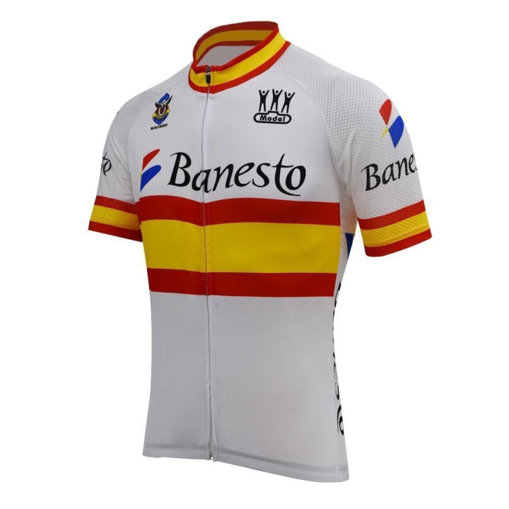 Maillot ciclismo corto Banesto: comodidad y frescura para tus rutas