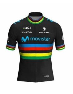 Maillot corto Movistar: comodidad y frescura para tus rutas en bici
