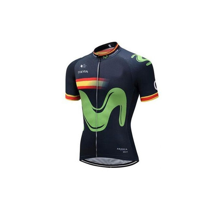Maillot de ciclismo corto Movistar: comodidad y rendimiento en cada pedalada