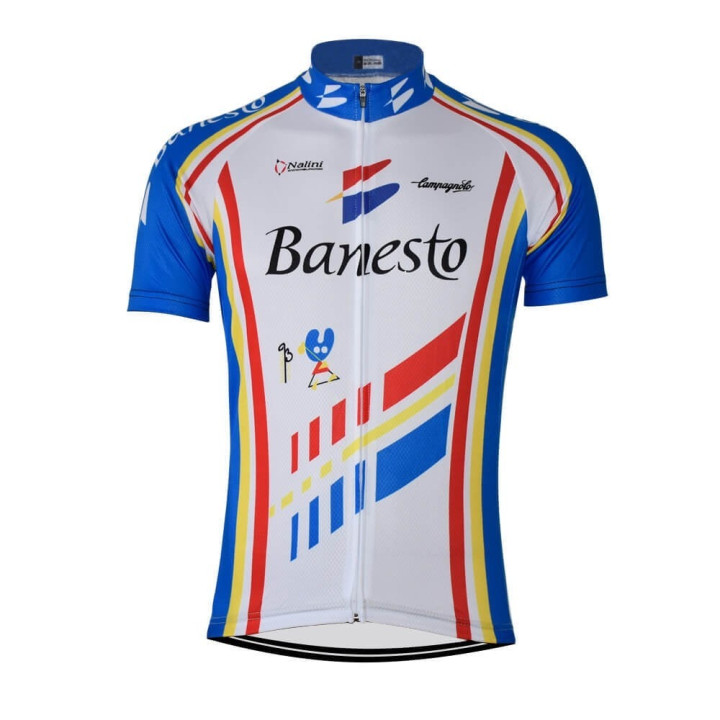 Maillot ciclismo corto Banesto: comodidad y frescura para tus rutas