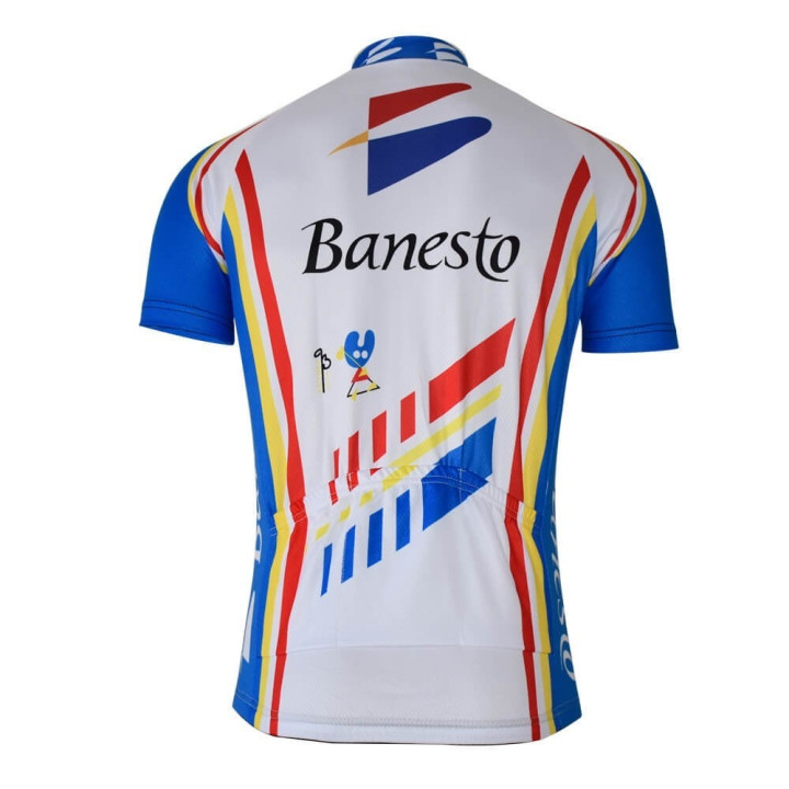 Maillot ciclismo corto Banesto: comodidad y frescura para tus rutas