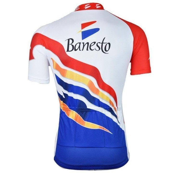 Maillot de ciclismo corto Banesto: comodidad y frescura para tus rutas