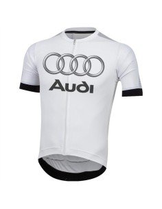 Maillot ciclismo corto Audi: comodidad y frescura para tus rutas