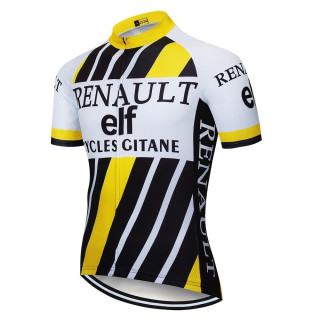 Maillot de ciclismo corto Renault elf: comodidad y estilo para pedalear con confianza
