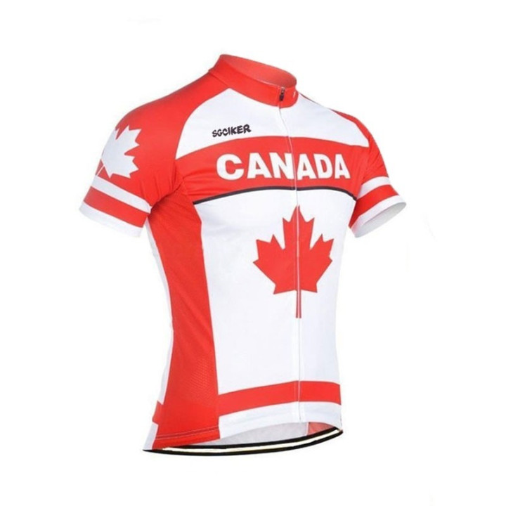 Maillot de ciclismo corto Canada: comodidad y frescura para tus rutas