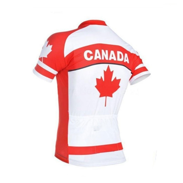 Maillot de ciclismo corto Canada: comodidad y frescura para tus rutas