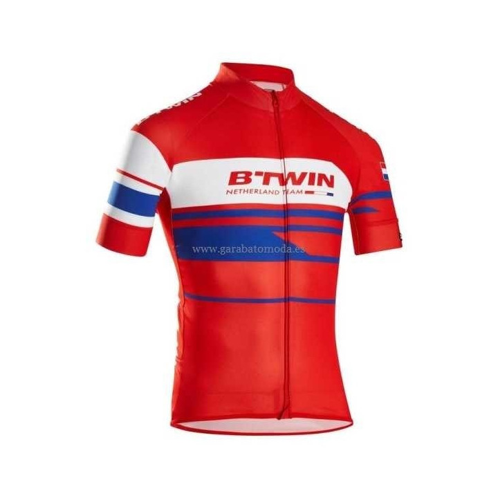 Maillot de ciclismo corto B?Twin: comodidad y frescura en cada pedaleada