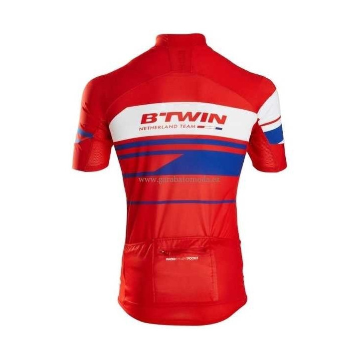 Maillot de ciclismo corto B?Twin: comodidad y frescura en cada pedaleada