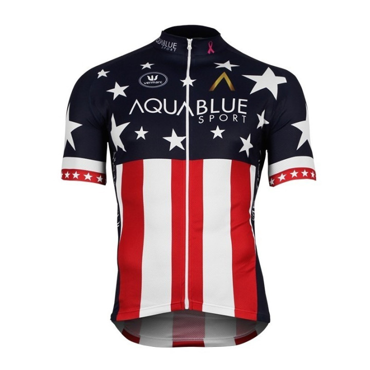 Maillot de ciclismo corto Aqua Blue: comodidad y frescura para tus rutas