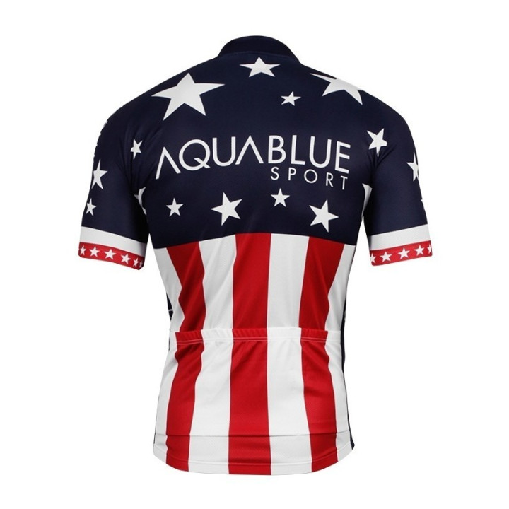 Maillot de ciclismo corto Aqua Blue: comodidad y frescura para tus rutas