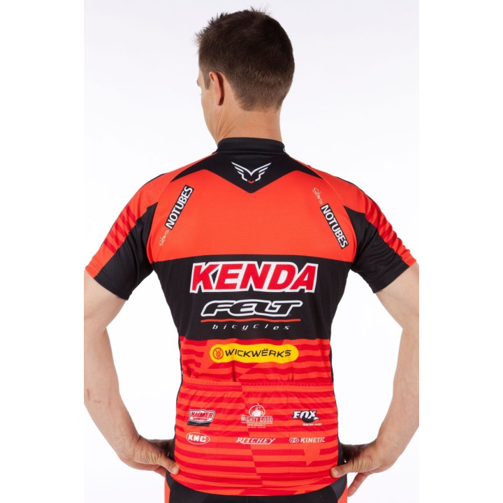 Maillot de ciclismo corto Kenda: comodidad y frescura para tus rutas