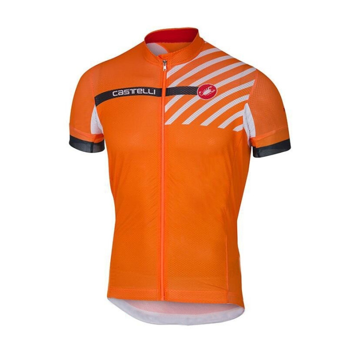 Maillot de ciclismo corto Castelli para disfrutar del pedaleo cómodo y fresco
