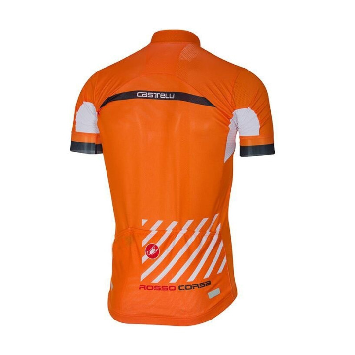 Maillot de ciclismo corto Castelli para disfrutar del pedaleo cómodo y fresco